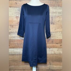 Elegant Navy Blue Women's Dress